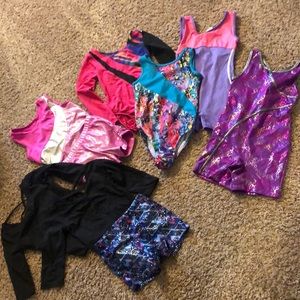 Dance leotard and shorts! 9 pieces